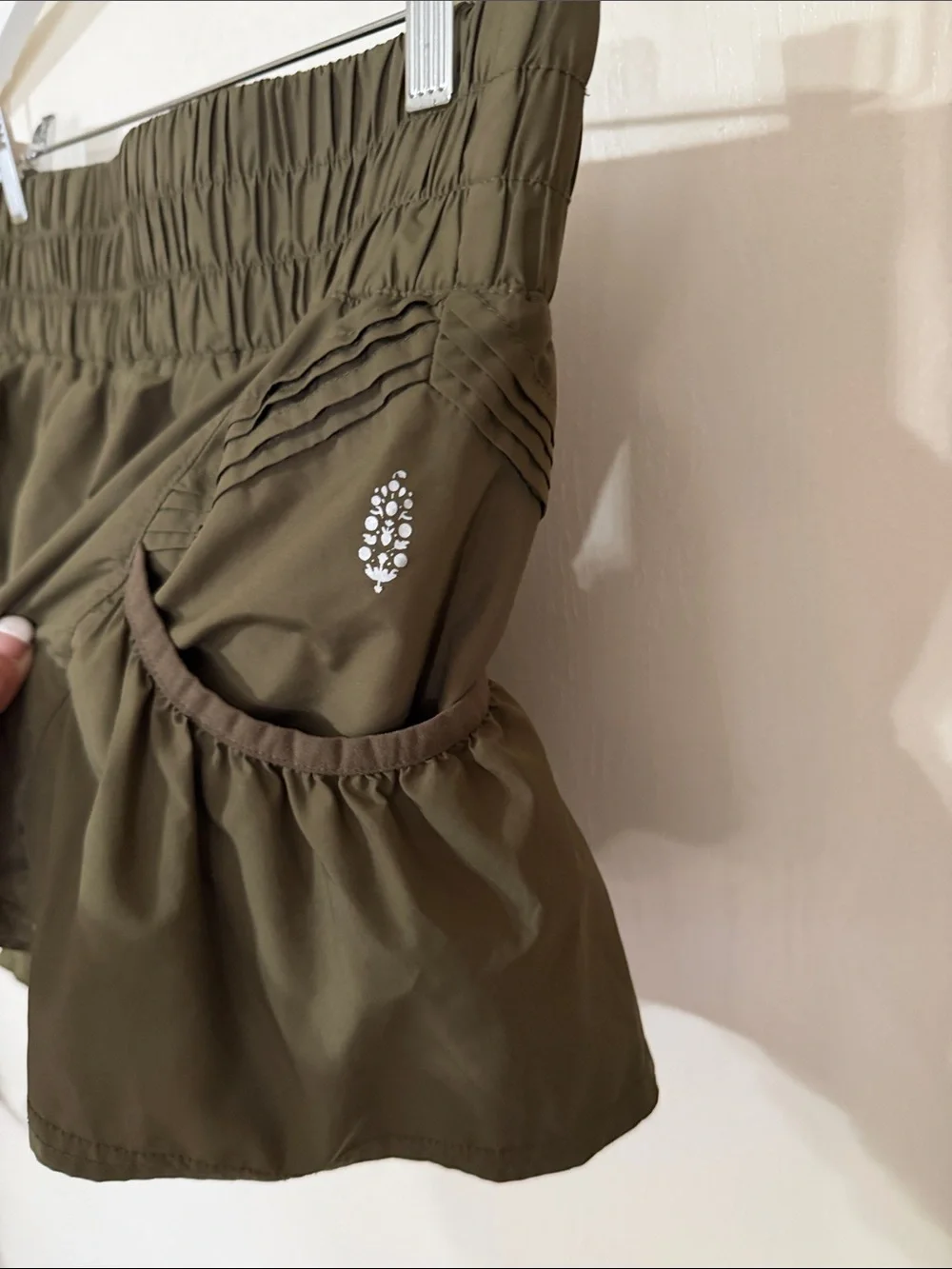 FP Movement by Free People Olive Athletic Running Shorts